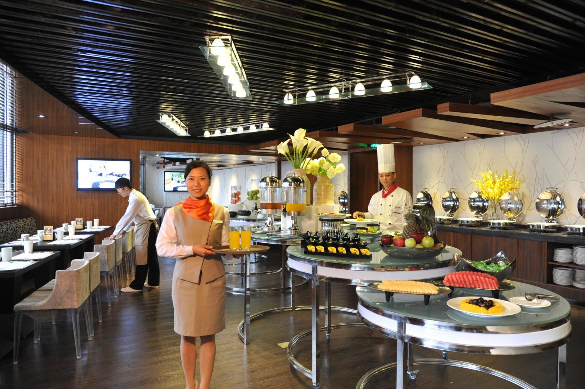 重庆江北观音桥高悦酒店地铁站店 Esterno foto